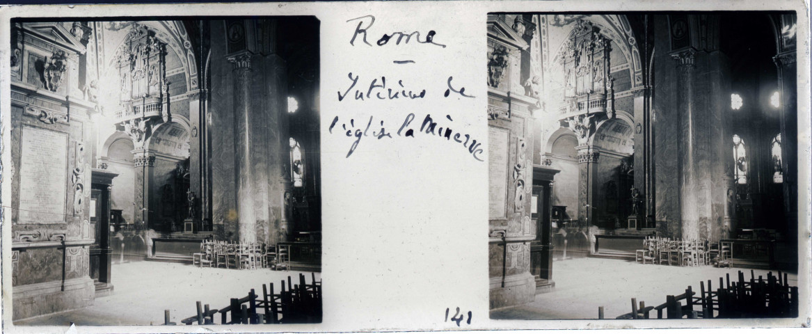 Rome - Intérieur de l'église de la Minerve