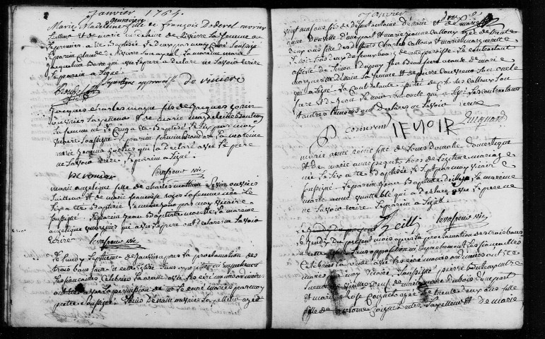 Amiens (Saint-Jacques) : baptêmes, mariages, sépultures (1765-1768)