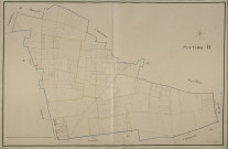 Plan du cadastre napoléonien - Parvillers-le-Quesnoy (Quesnoy (Le)) : B