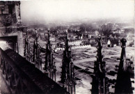 Une vue d'Amiens dévasté