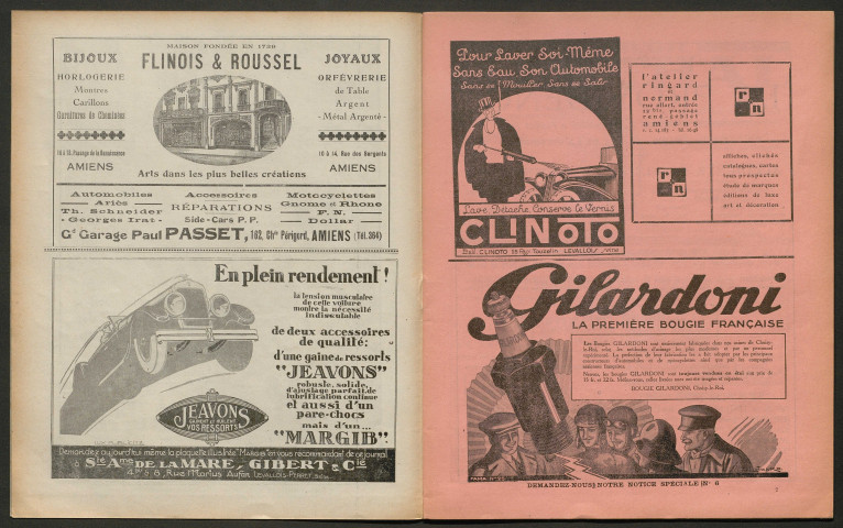 L'Automobile au Pays Picard. Revue mensuelle de l'Automobile-Club de Picardie et de l'Aisne, 202, juillet 1928