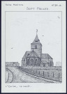Sept-Meules (Seine-Maritime) : l'église, le chevêt - (Reproduction interdite sans autorisation - © Claude Piette)