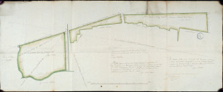 Plan de tourbage des marais de Longpré et Saint-Maurice, dressé pour le remboursement de la dette de la ville d'Amiens