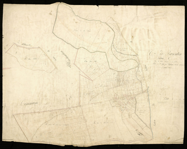 Plan du cadastre napoléonien - Bazentin : Grand Bazentin (Le), C