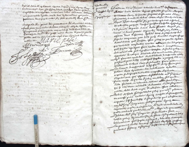 Etude de Me Jean-Baptiste Trencart à Amiens (étude n°12). Minutes de l'année 1667