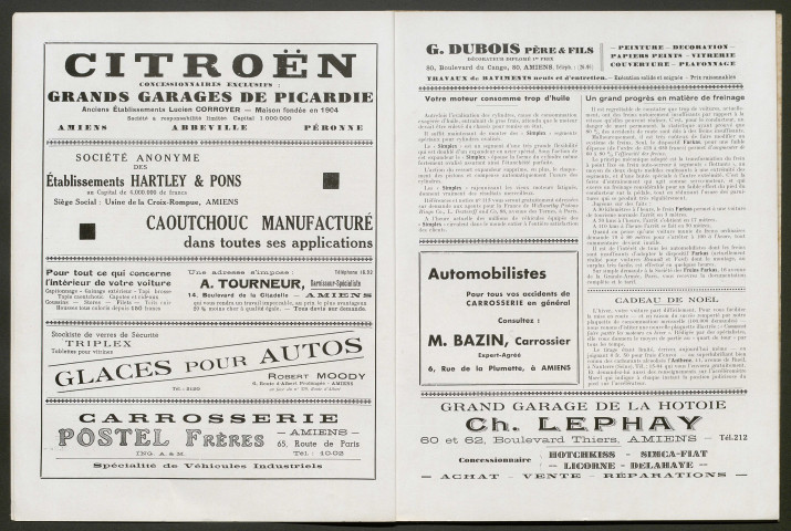 L'Automobile au Pays Picard. Revue mensuelle de l'Automobile-Club de Picardie et de l'Aisne, 303, décembre 1936