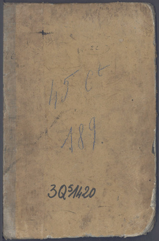 Table des successions et absences du bureau d'Amiens