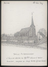 Sailly-Flibeaucourt : église dédiée à Saint-Fuscien - (Reproduction interdite sans autorisation - © Claude Piette)