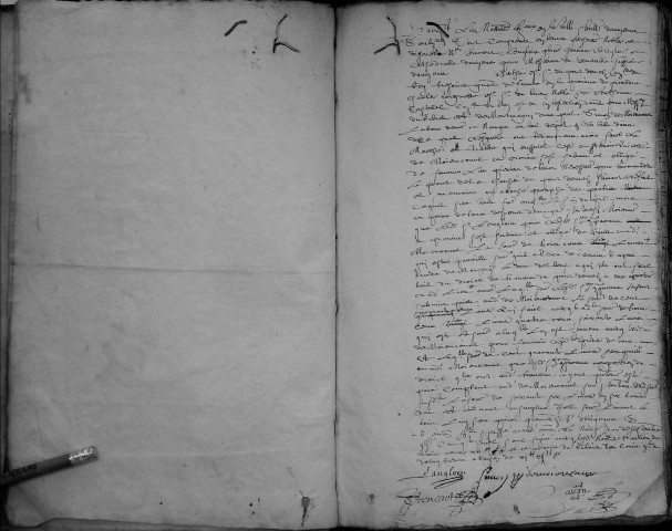 Etude de Me Nicolas Caron à Amiens (étude n°27). Minutes des années 1658-1659