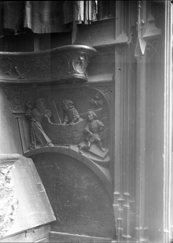 Cathédrale, stalles : parclose de la stalle n°1