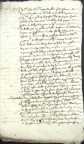 Etude de Me François Debacq à Amiens (étude n°7). Minutes des années 1670-1671