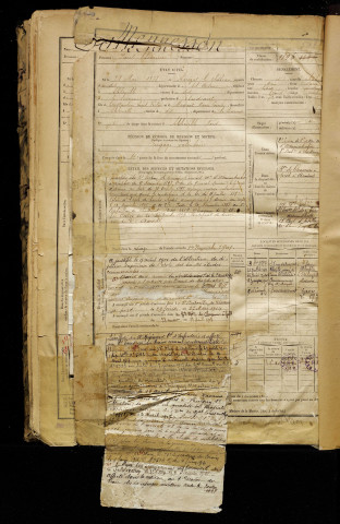 Mennesson, Paul Etienne, né le 28 mai 1878 à Anizy-le-Château (Aisne), classe 1898, matricule n° 502, Bureau de recrutement d'Abbeville