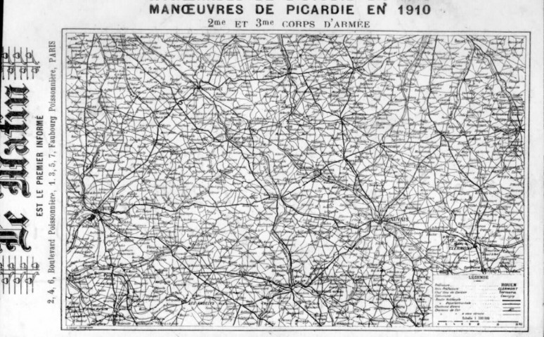 Manoeuvres de Picardie en 1910