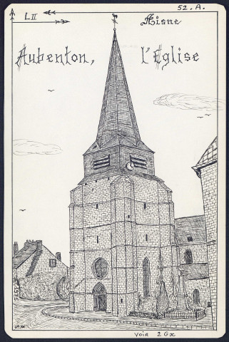 Aubenton : l'église - (Reproduction interdite sans autorisation - © Claude Piette)