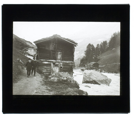 (Suisse) aux environs de Zermatt route du Gorner - août 1903