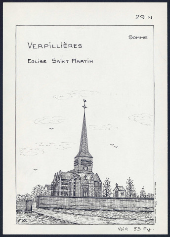Verpillières : église Saint-Martin - (Reproduction interdite sans autorisation - © Claude Piette)