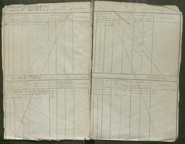 Répertoire des formalités hypothécaires, du 05/09/1813 au 20/09/1814, registre n° 067 (Péronne)