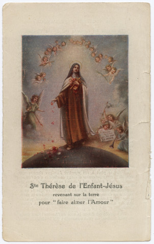 Sainte Thérèse de l'Enfant-Jésus