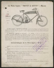 Publicités pour vélos et motos : Monet et Goyon