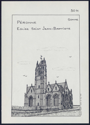 Péronne : église Saint-Jean-Baptiste - (Reproduction interdite sans autorisation - © Claude Piette)