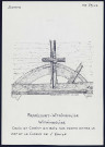Framicourt-Witaineglise (Witaineglise) : croix et christ en bois sur ferme entre nef et choeur de l'église - (Reproduction interdite sans autorisation - © Claude Piette)
