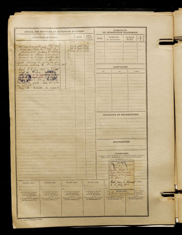 Loy, Camille Ernest Paul, né le 18 juillet 1891 à Ponthoile (Somme), classe 1911, matricule n° 685, Bureau de recrutement d'Abbeville