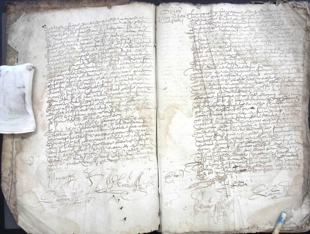 Etude de Me Jean Quignon à Amiens (étude n°22). Minutes de l'année 1581