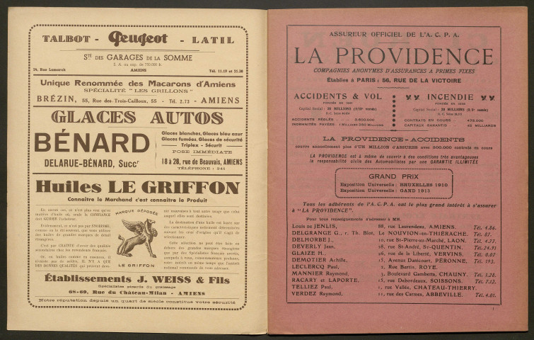 L'Automobile au Pays Picard. Revue mensuelle de l'Automobile-Club de Picardie et de l'Aisne, 293, février 1936