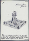 Fontaine-sur-Somme : croix de pierre - (Reproduction interdite sans autorisation - © Claude Piette)