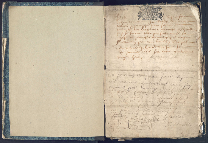 Nampont : baptêmes, mariages, sépultures (1688-1711)