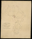 Plan du cadastre napoléonien - Ginchy : tableau d'assemblage