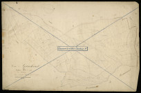 Plan du cadastre napoléonien - Grandcourt : Chevieucourt, B1