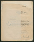 Témoignage de Gros, Lucien (Lieutenant) et correspondance avec Jacques Péricard