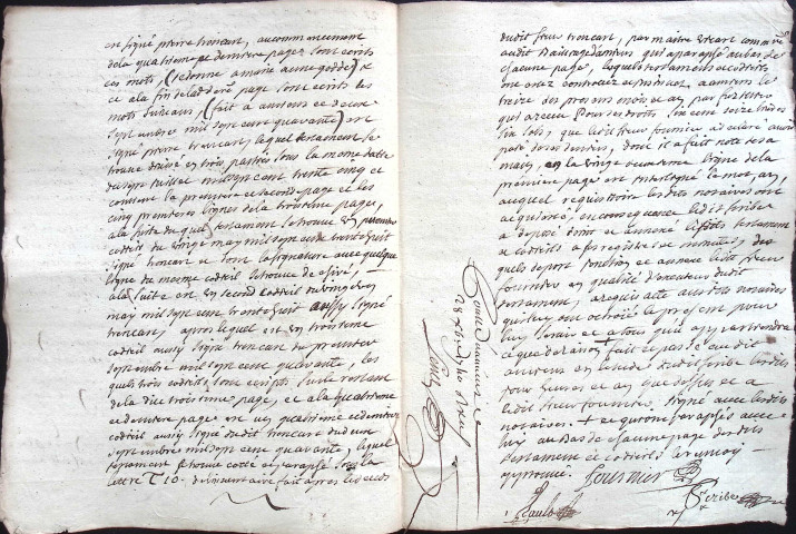 Etude de Me Jacques Scribe à Amiens (étude n°6). Minutes de l'année 1740