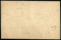 Plan du cadastre napoléonien - Barleux : Chemin des Postes (Le), B