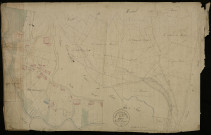 Plan du cadastre napoléonien - Rouy-le-Grand : Rouy, B et partie développée de B