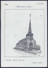 Grandvillers (Oise) : l'église Saint-Gilles - (Reproduction interdite sans autorisation - © Claude Piette)