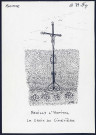 Neuilly-l'Hôpital : croix dans le cimetière - (Reproduction interdite sans autorisation - © Claude Piette)