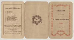 Neuvaine en l'honneur de Sainte Thérèse de l'Enfant Jésus