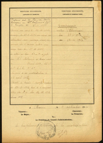 Louis, Aimable Emile, né le 12 juillet 1874 à Gamaches (Somme), classe 1894, matricule n° 3502, Bureau de recrutement de Rouen