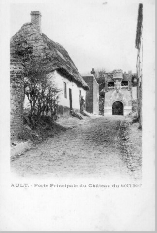 Porte principale du château du Moulinet