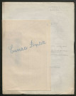 Témoignage de Canac, Baptiste et correspondance avec Jacques Péricard