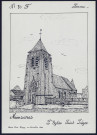 Monsures : l'église Saint Léger - (Reproduction interdite sans autorisation - © Claude Piette)