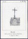 Daours : croix de mission près du cimetière - (Reproduction interdite sans autorisation - © Claude Piette)