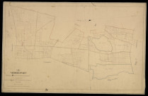 Plan du cadastre napoléonien - Merelessart : Chaussée Brunehaut (La), B