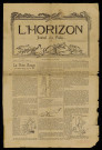 L'HORIZON N°12. LE JOURNAL DES POILUS