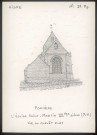 Pommiers (Aisne) : église Saint-Martin - (Reproduction interdite sans autorisation - © Claude Piette)