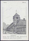 Longueval : église Saint-Nicolas en 1909 - (Reproduction interdite sans autorisation - © Claude Piette)