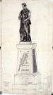 Guerre 1914-1918. Projet de monument aux morts de la commune de Talmas