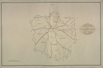 Plan du cadastre napoléonien - Caix : tableau d'assemblage
